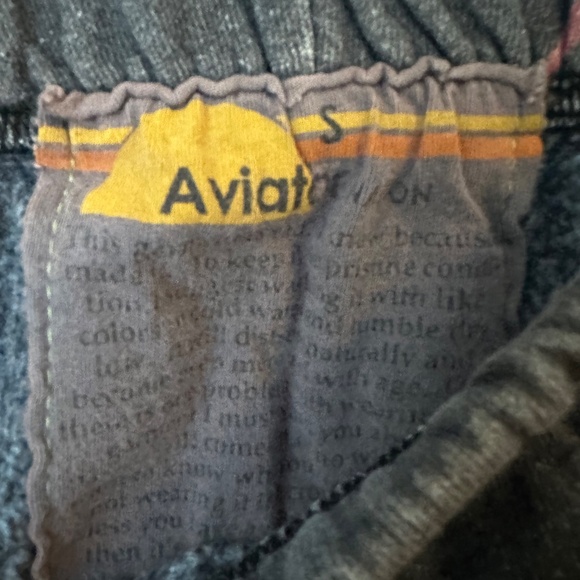 Aviator Nation Gray Sweatpants With rainbow. bolts Size S - Picture 5 of 7